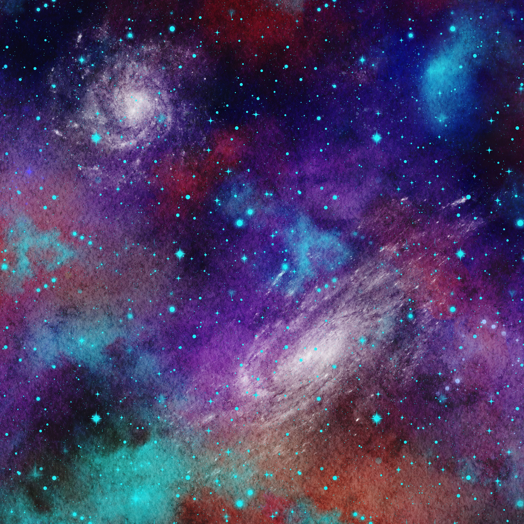 Watercolor Space background